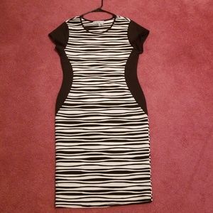 Black and white dress